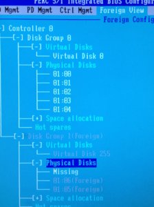 PERC 5/i Integrated Bios Configuration