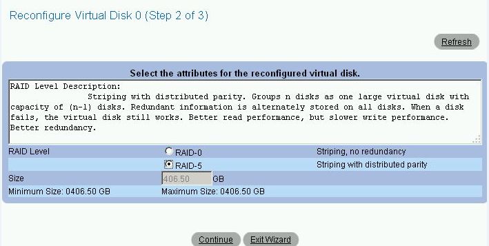 Select Disk Attributes