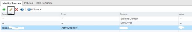 Edit Identity Sources